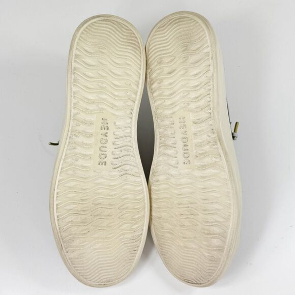 Hey Dude Karina Shimmer Lace Up Sneakers Denim Black Metallic Gold Womens 11 - Picture 9 of 12